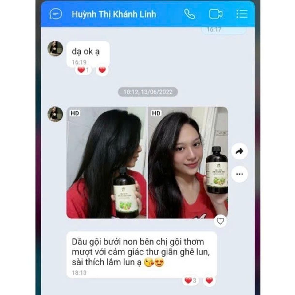 Dầu Gội Bưởi Non mọc tóc, giảm bết dầu, tóc bồng bềnh [Tặng xả tóc 50gr]