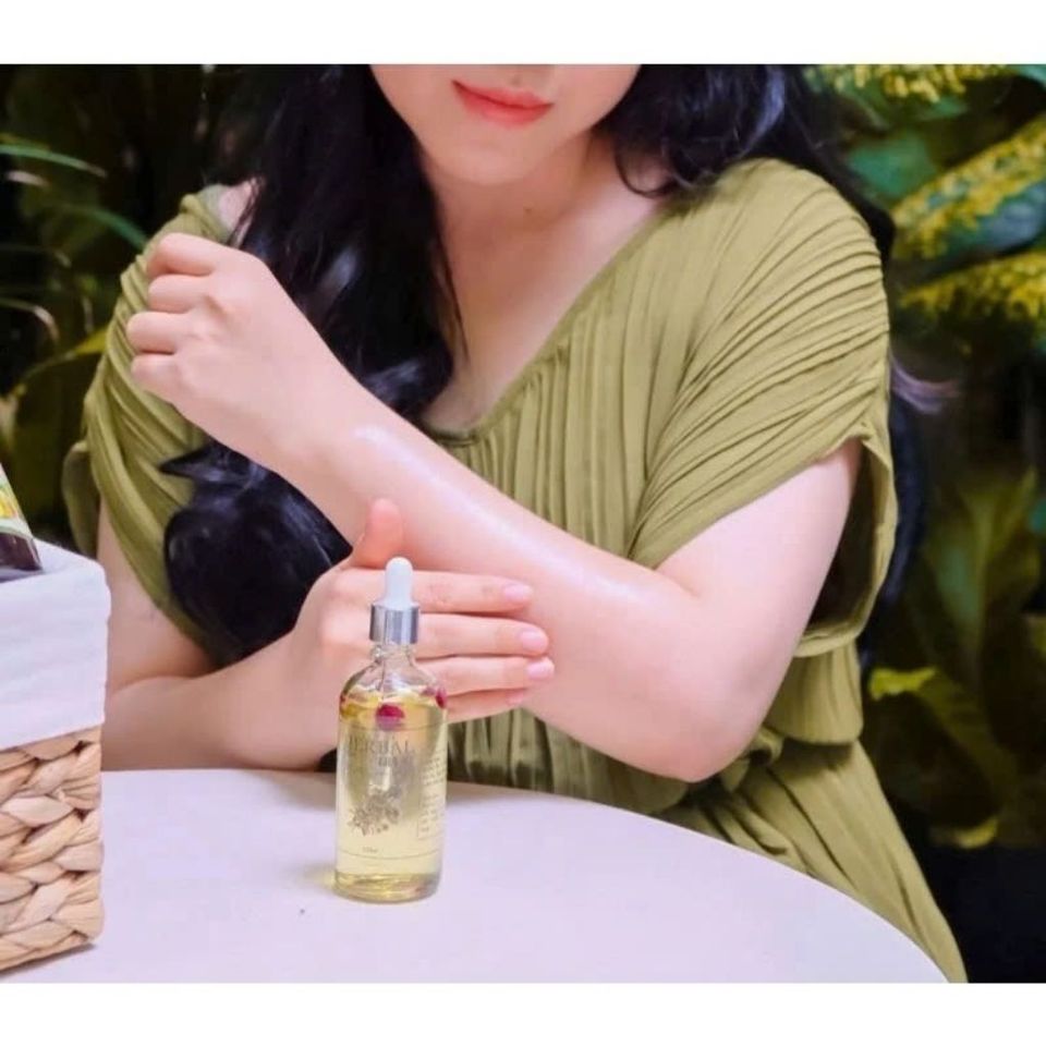 BODY OIL - Dầu dưỡng ẩm, Sáng bóng da 100ml [Tặng kem body 50gr]
