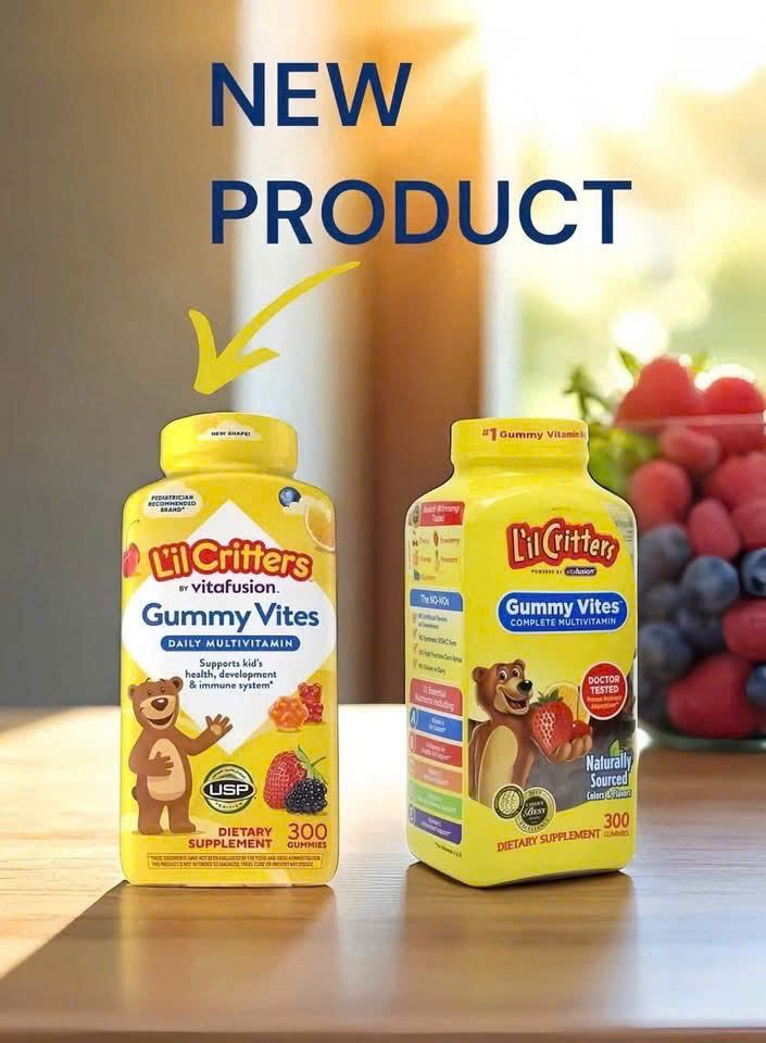 Kẹo gấu Gummy Vites 300v cung cấp vitamin và khoáng chất cho bé