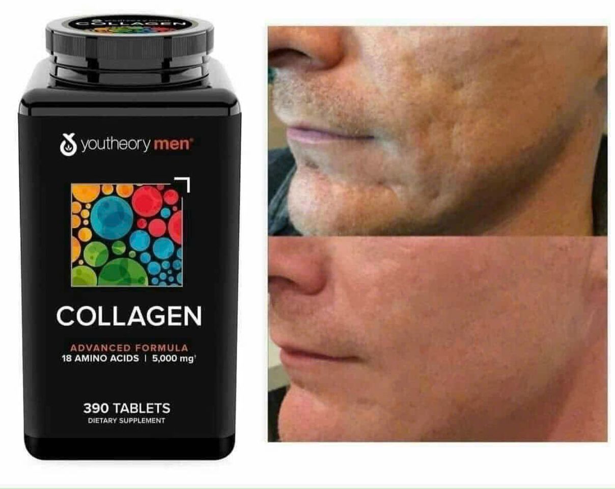 ‼️COLAGEN DÀNH CHO NAM ‼️ Xuất xứ mỹ 🇺🇸  🙋‍♂️💁‍♂️ Collagen Youtheory Men's Type 1 2 & 3 lọ 390 viên