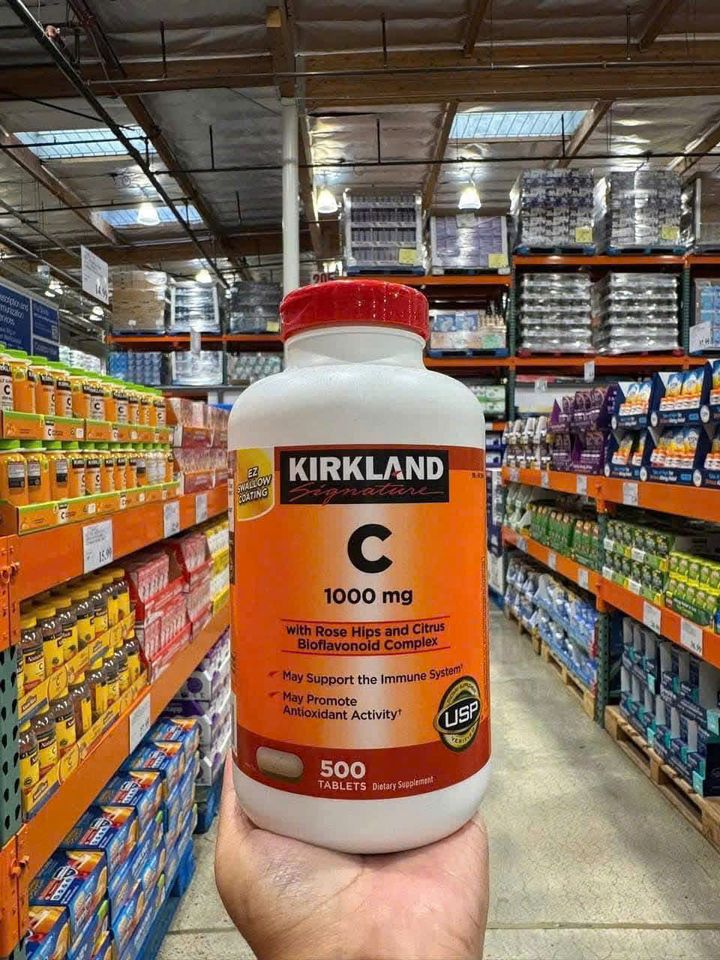 Vitamin C 1000mg Kirkland 500v MỸ