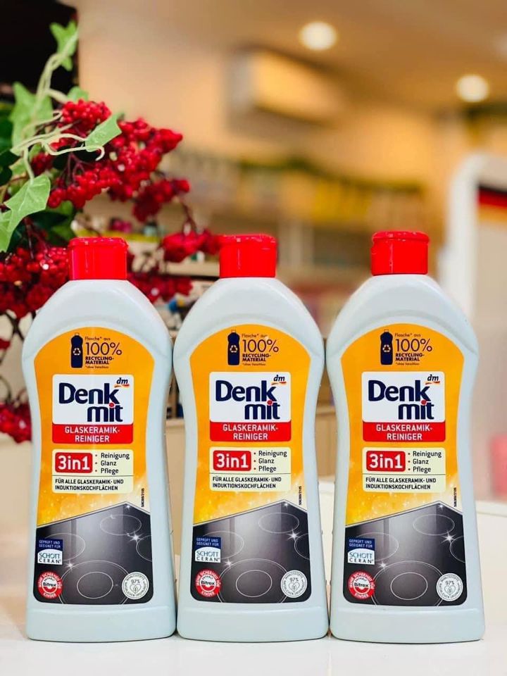Kem Tẩy Làm Sạch Bếp Từ DENKMIT 3in1 Dung Tích 300ml