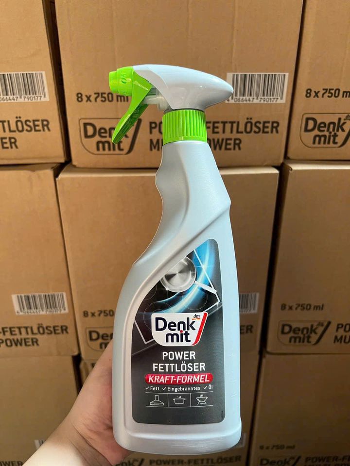 Xịt Tẩy Dầu Mỡ Nhà Bếp Đa Năng DENKMIT Đức Dung Tích 750ml