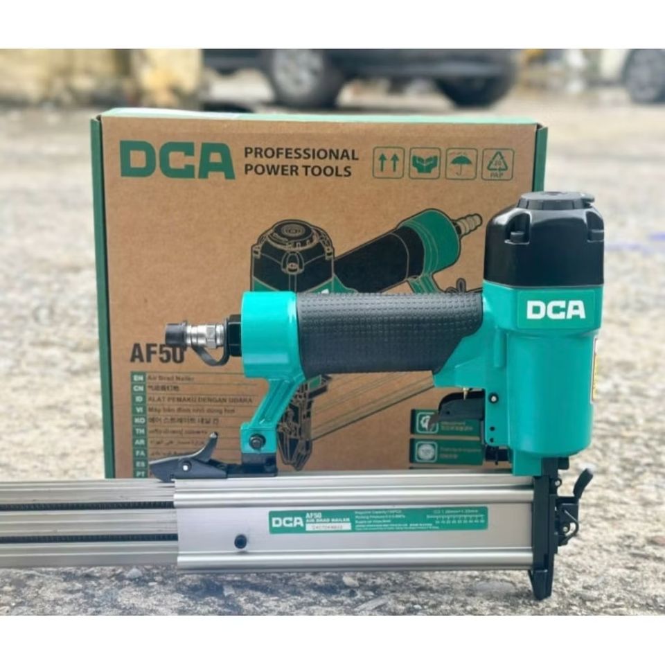 (T17) Máy bắn đinh thẳng dùng hơi chính hãng DCA AF50 (đinh 5cm) – Bắn mạnh, nhanh, chuẩn từng phát
