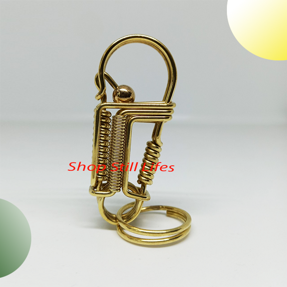 móc khóa mỹ nghệ mô hình chim cánh cụt sức bật lò xo MS001