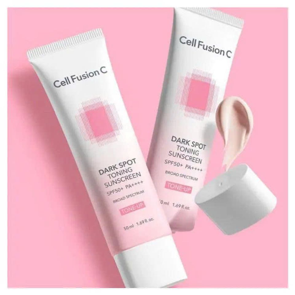 Kem Chống Nắng Cell Fusion C Toning Sunscreen 100 SPF50+ Nâng Tông Da 50ml - Giúp Bảo Vệ Da Tối Ưu, Kiềm Dầu và Phục Hồi Tông Da