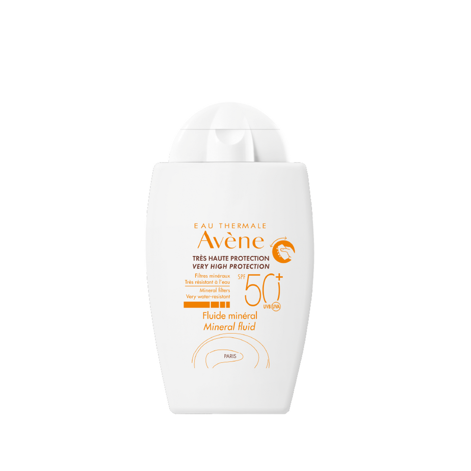 Kem Chống Nắng Vật Lý Avène Mineral Fluid SPF50+ Cho Da Nhạy Cảm NK chính hãng 
