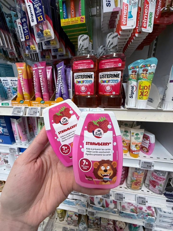 Kem đánh răng SOFT Stranberry cho bé từ 7t