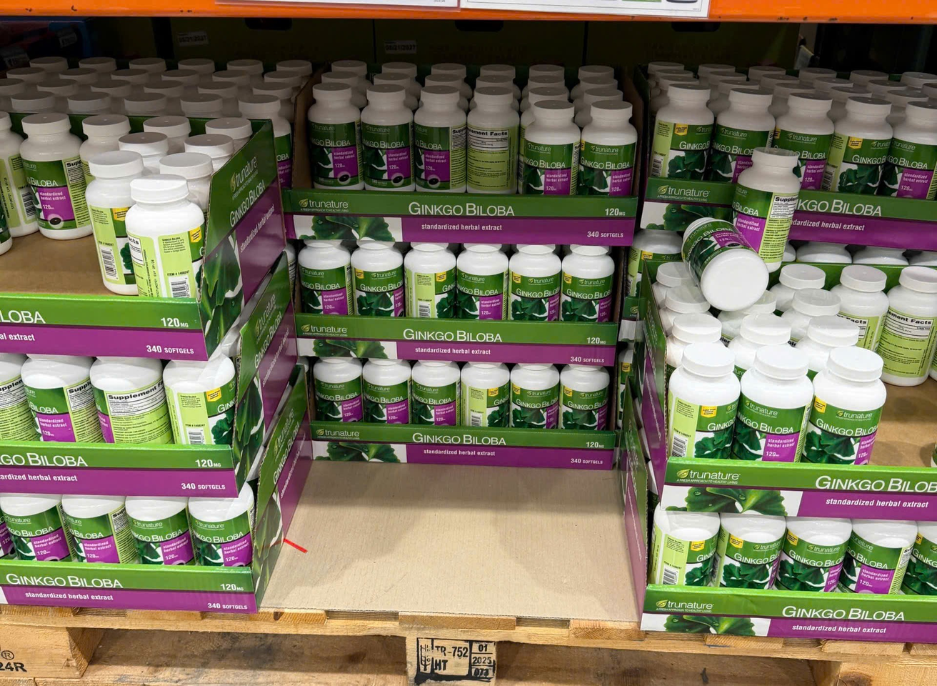 Ginkgo Biloba 120mg Trunature Của Mỹ 340 viên