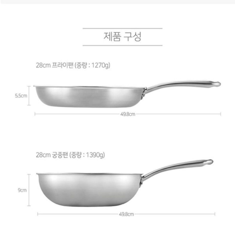Chảo Inox lồng sâu hiệu PN WPWP-28 [28CM]