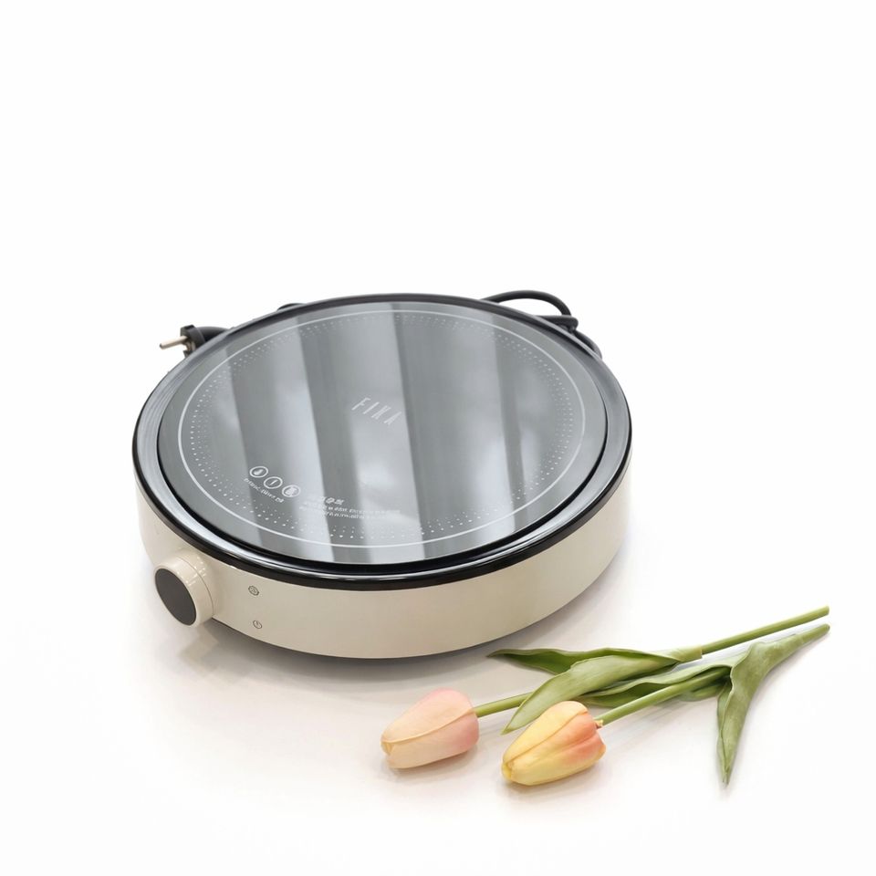 Bếp từ đơn Neoflam Fika FS-IC002 2000W mặt kính Ceramic Hàn Quốc. BH 12 tháng