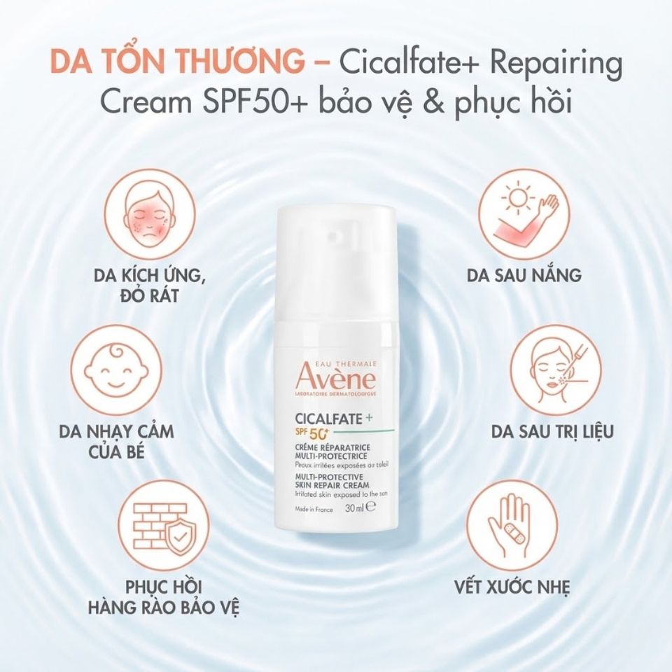 Kem Phục Hồi Da Avène Cicalfate+ SPF50+ – Chống Nắng, Dưỡng Da, Làm Dịu Tổn Thương 755044