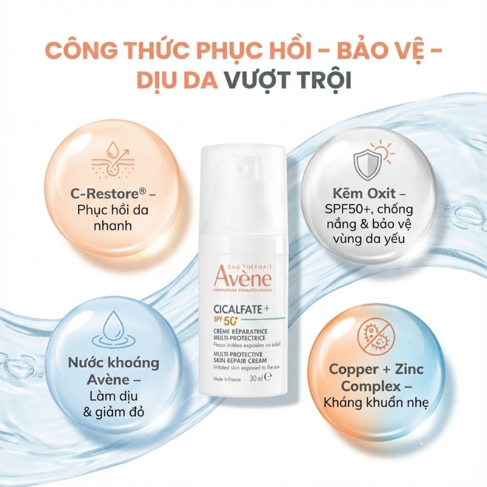 Kem Phục Hồi Da Avène Cicalfate+ SPF50+ – Chống Nắng, Dưỡng Da, Làm Dịu Tổn Thương 755044
