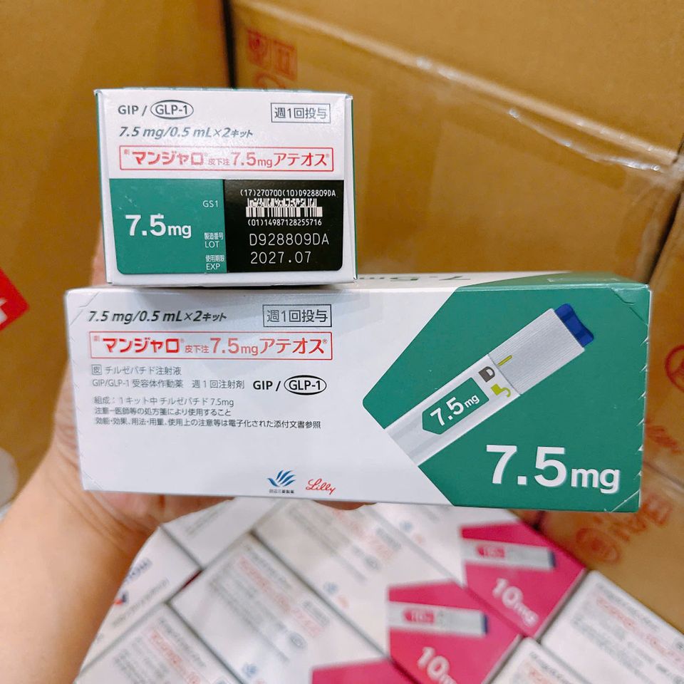 Bút tiêm giảm cân Mounjaro Chính Hãng Nhật Bản - FULL Liều 2.5mg,5mg,7.5mg,10mg ( Nhắn tin ngay để được hỗ trợ tư vấn cụ thể )