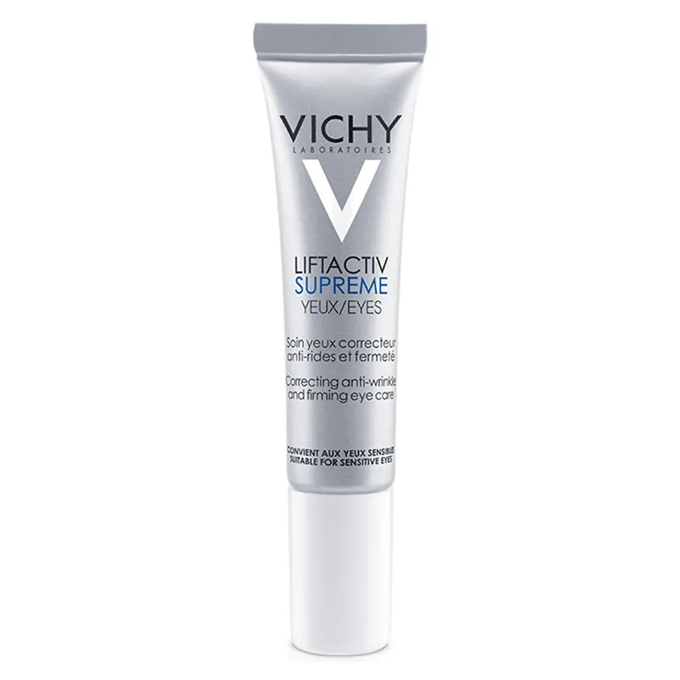 Kem Dưỡng Mắt Hỗ Trợ Giảm Nhăn, Giảm Quầng Thâm Vichy Liftactiv Supreme Eyes 15ml  NK Date Xa