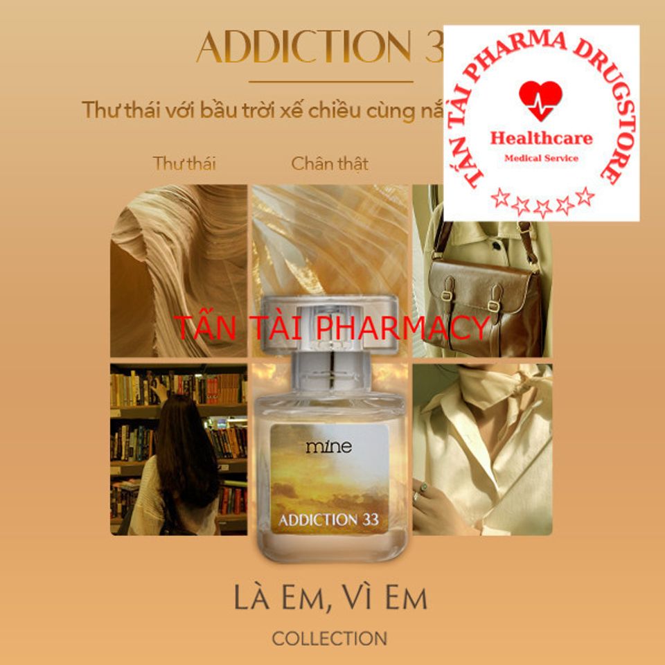 ✅[CHÍNH HÃNG, CHO KIỂM HÀNG] Nước hoa mine Addiction 33 30ml