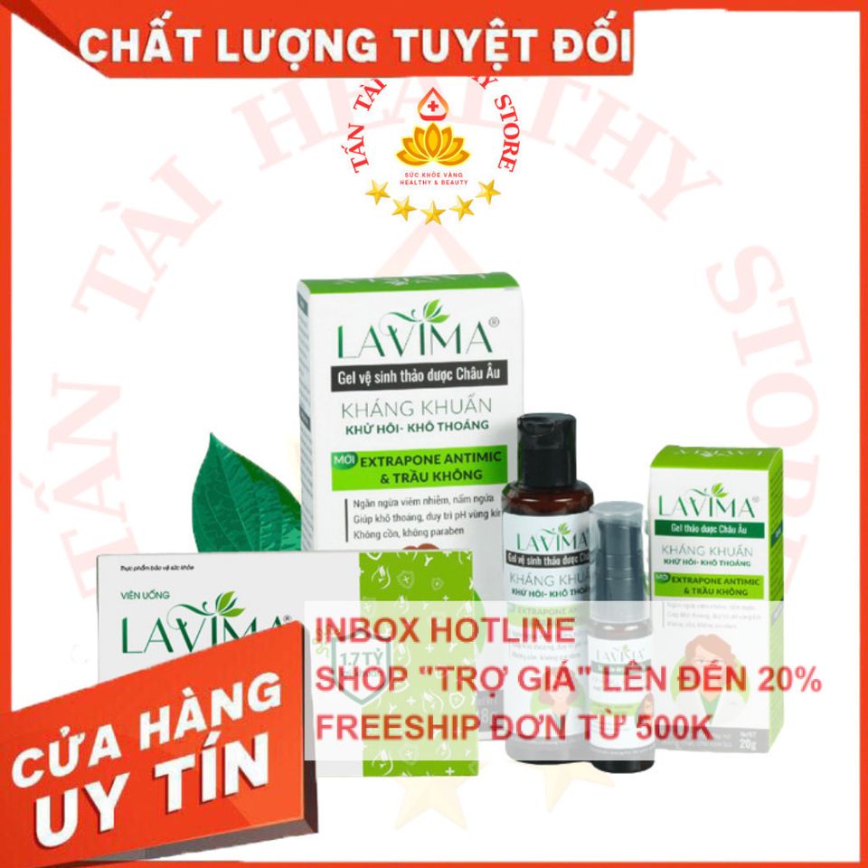 ✅[CHÍNH HÃNG, CHO KIỂM HÀNG] Bộ sản phẩm phụ khoa LAVIMA