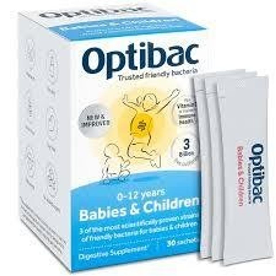 ✅[CHÍNH HÃNG, CHO KIỂM HÀNG] Optibac Babies & Children - Men vi sinh bổ sung lợi khuẩn cho đường ruột, Hộp 30 gói