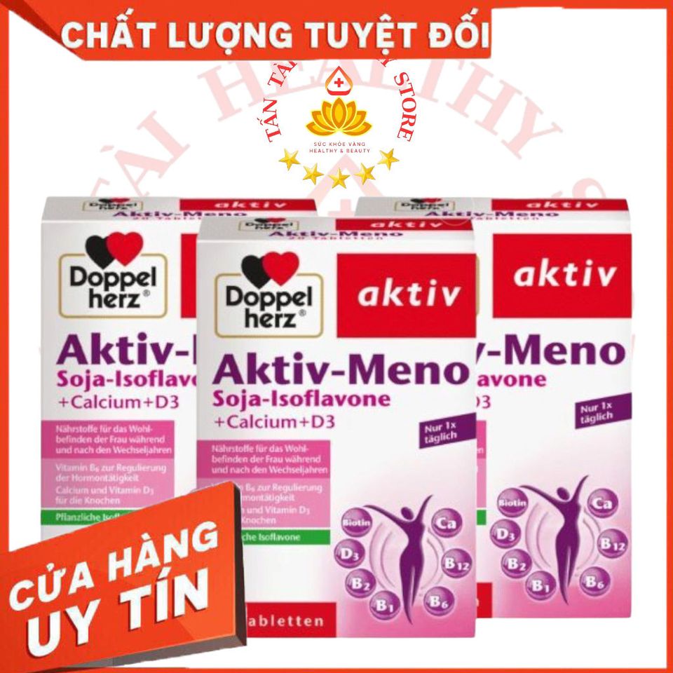 ✅[CHÍNH HÃNG, CHO KIỂM HÀNG] Viên uống cân bằng nội tiết tố nữ DOPPEL Aktiv-Meno (Hộp 30 viên)