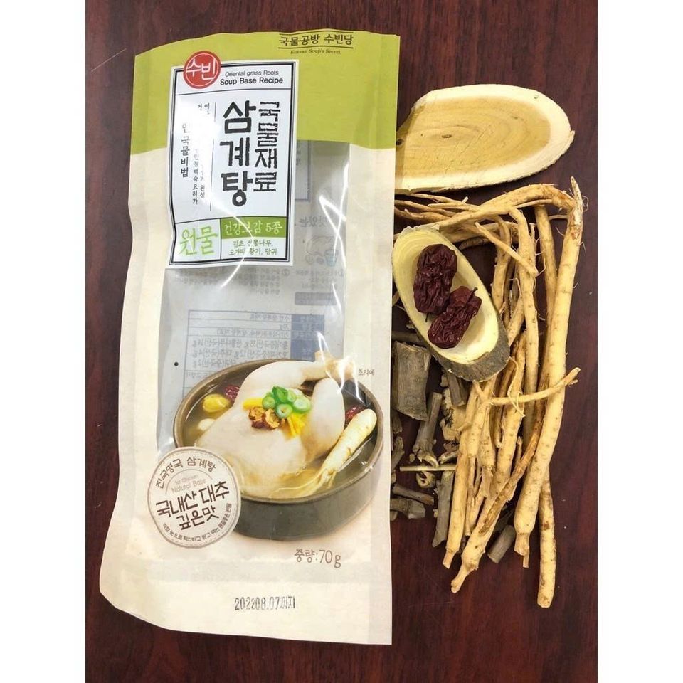 Gói Sâm Hầm Gà Hàn Quốc Trọn Gia Vị  100g