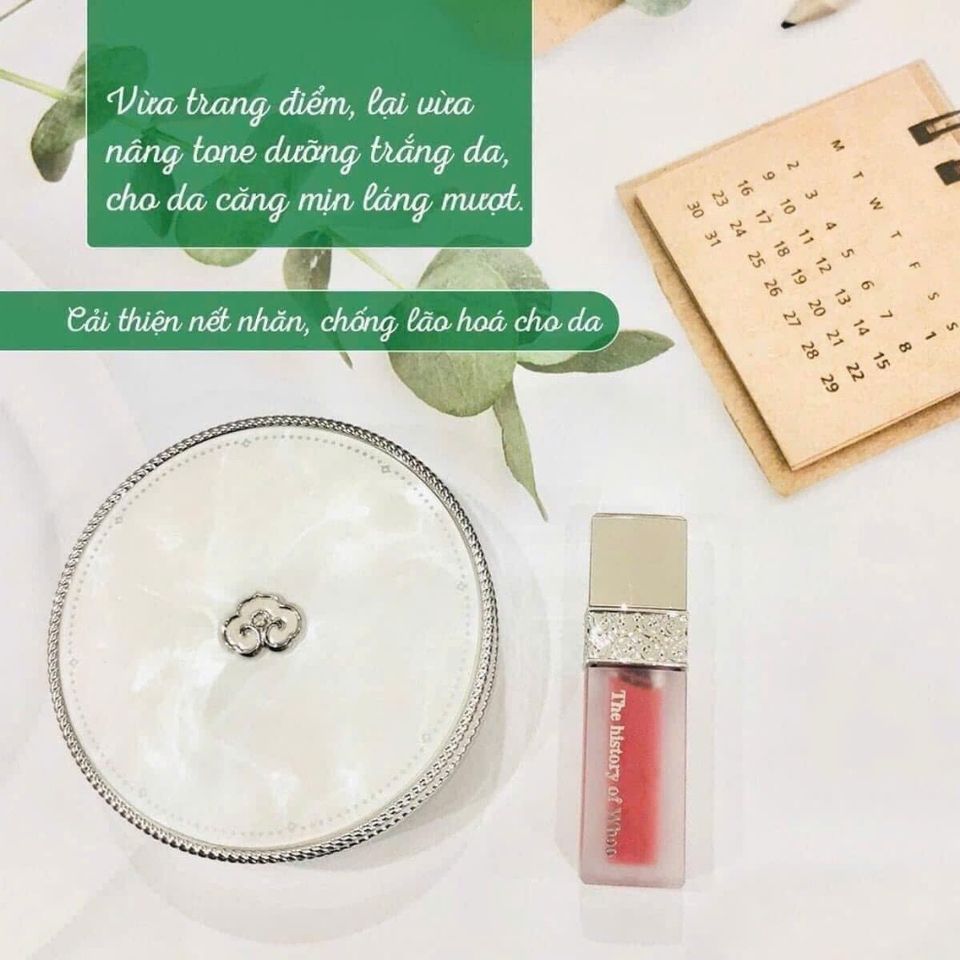 SET PHẤN NƯỚC WHOO TRẮNG MUA 1 ĐƯỢC 4 CHỐNG NẮNG SPF50+ PA+++ BÁM TỐT