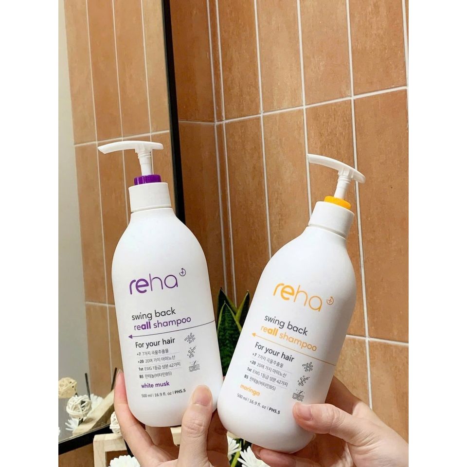 DẦU GỘI NGĂN NGỪA RỤNG TÓC CHIẾT XUẤT TỰ NHIÊN REHA 500ML