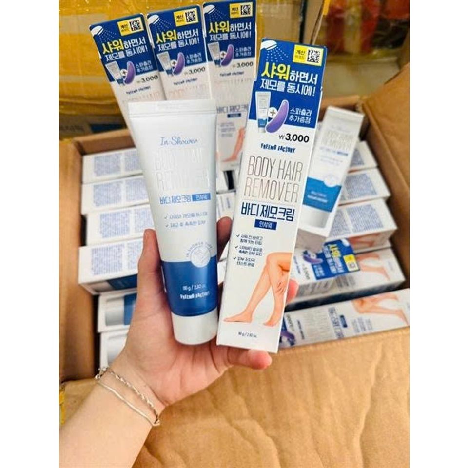 Kem tẩy lông toàn thân Freemo factory in shower body hair remover 80g