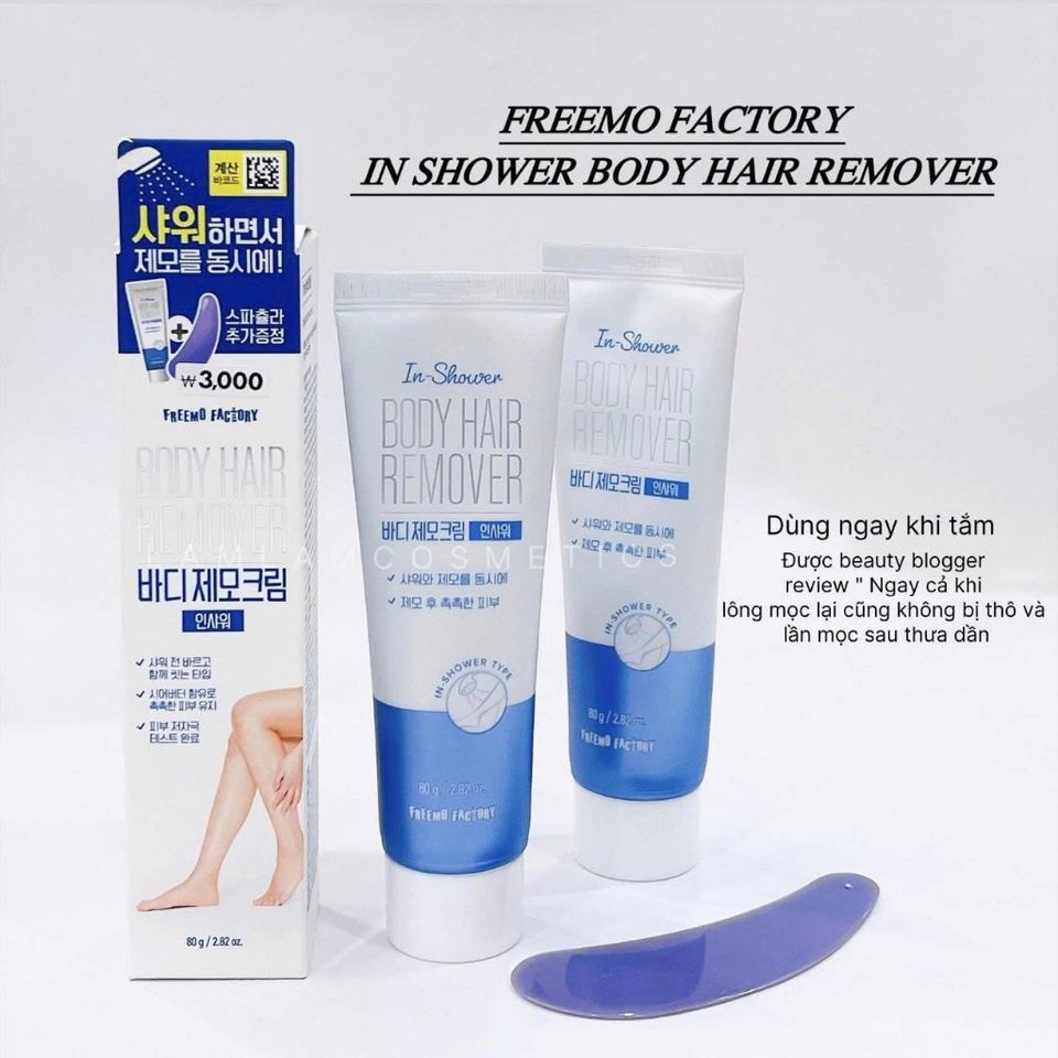 Kem tẩy lông toàn thân Freemo factory in shower body hair remover 80g