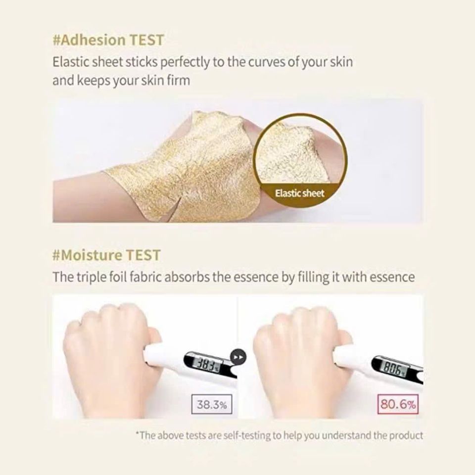 Hộp 10 miếng Mặt nạ JMsolution tinh chất 24K Prime Gold Intensive Mask, mặt nạ săn chắc da (10 miếng/1 hộp) Chính hãng