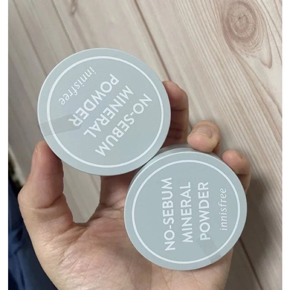 Phấn phủ No sebum mineral powder Innisfree 5g mẫu mới