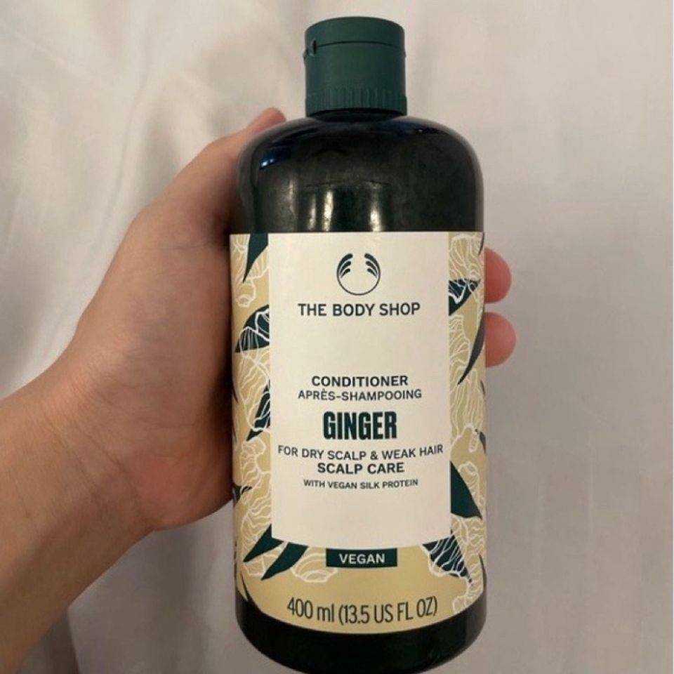 Dầu gội gừng giảm rụng tóc The Body Shop không chứa dầu silicon giúp giảm gàu 400ml