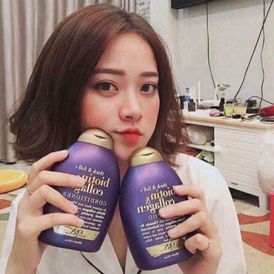 Dầu xả Biotin & Collagen OGX 385ml