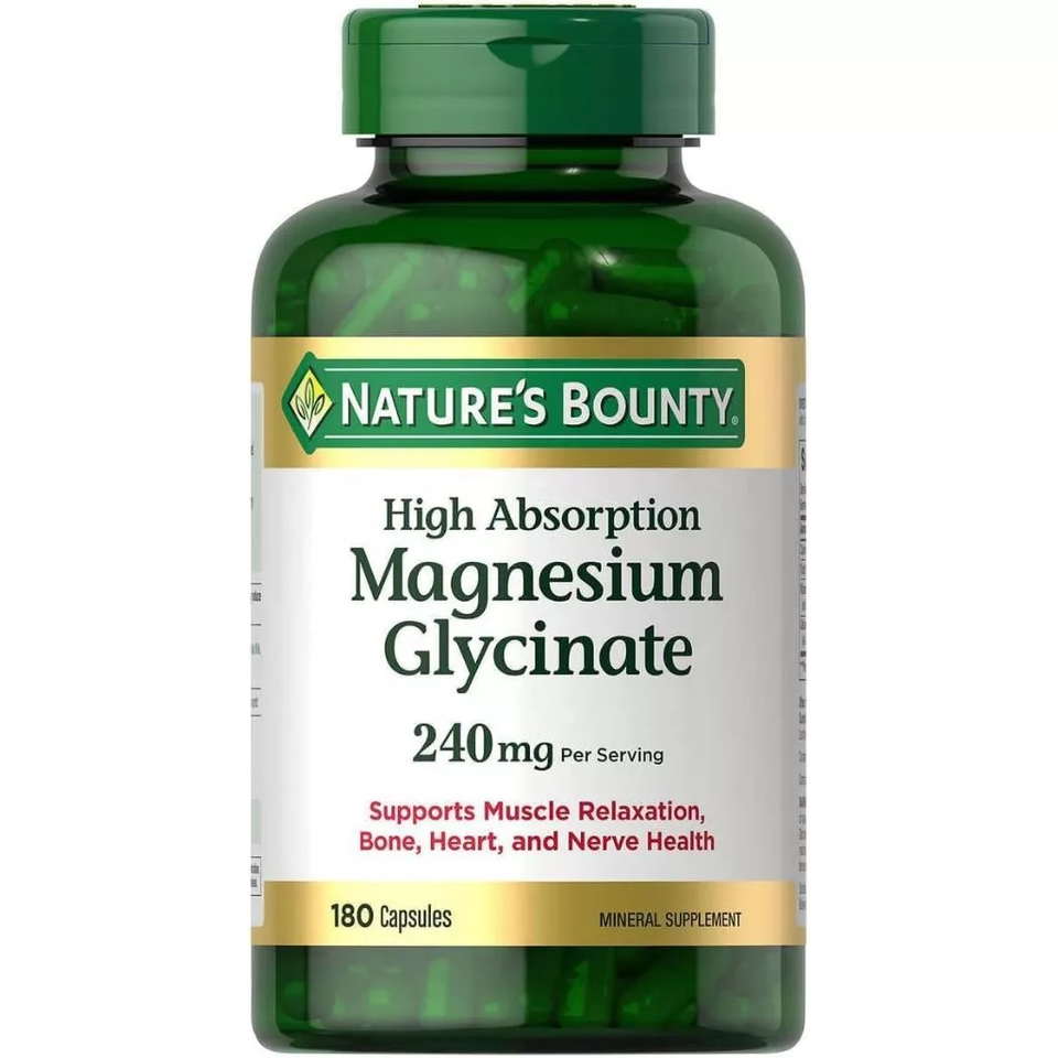 Viên uống Magie Magnesium Glycinate 240mg Nature's Bounty