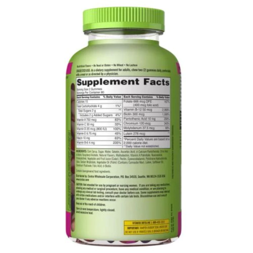 kẹo dẻo bổ sung vitamin tổng hợp Kirkland Signature Adult Multivitamin Gummies của Mỹ hộp 160 V