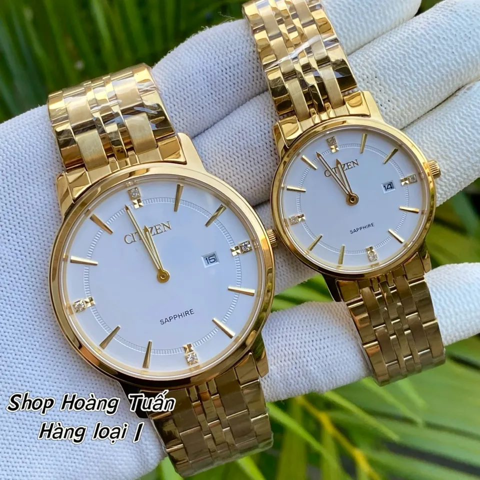 Đồng Hồ cặp đôi C.T.Z Nam Nữ sang xịn . Kính sapphire chống trầy . Máy ...