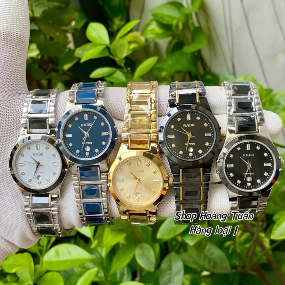Đồng Hồ Nữ RD phối đá Ceramic . Hàng chuẩn loại 1 . Kính sapphire chống ...