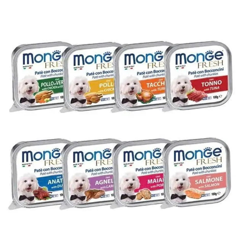 Pate Monge Fresh 100g Cho Cún - Nhiều Vị | Petiful