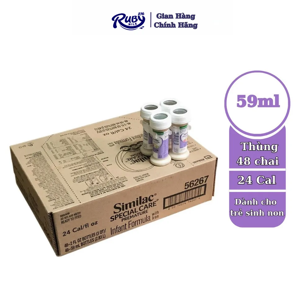 Thùng 48 chai Sữa nước Similac Special Care 24 kcal dành cho bé sinh ...