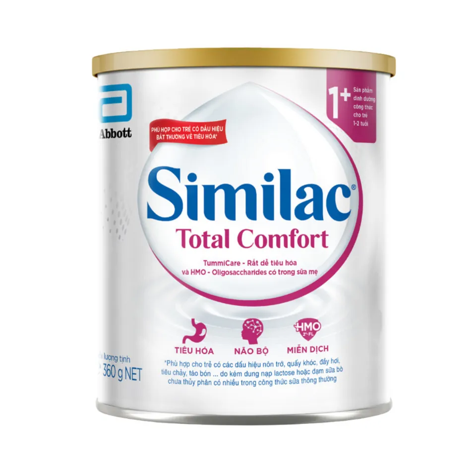 Combo 10 Lon Sữa bột Similac Total Comfort 1+ lon 360g