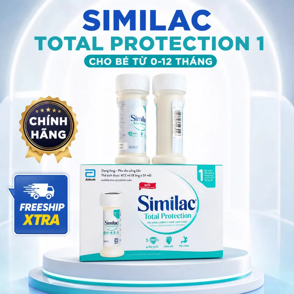 Combo 6 Lốc 4 Chai Sữa nước Similac Total Protection dành cho bé sinh ...