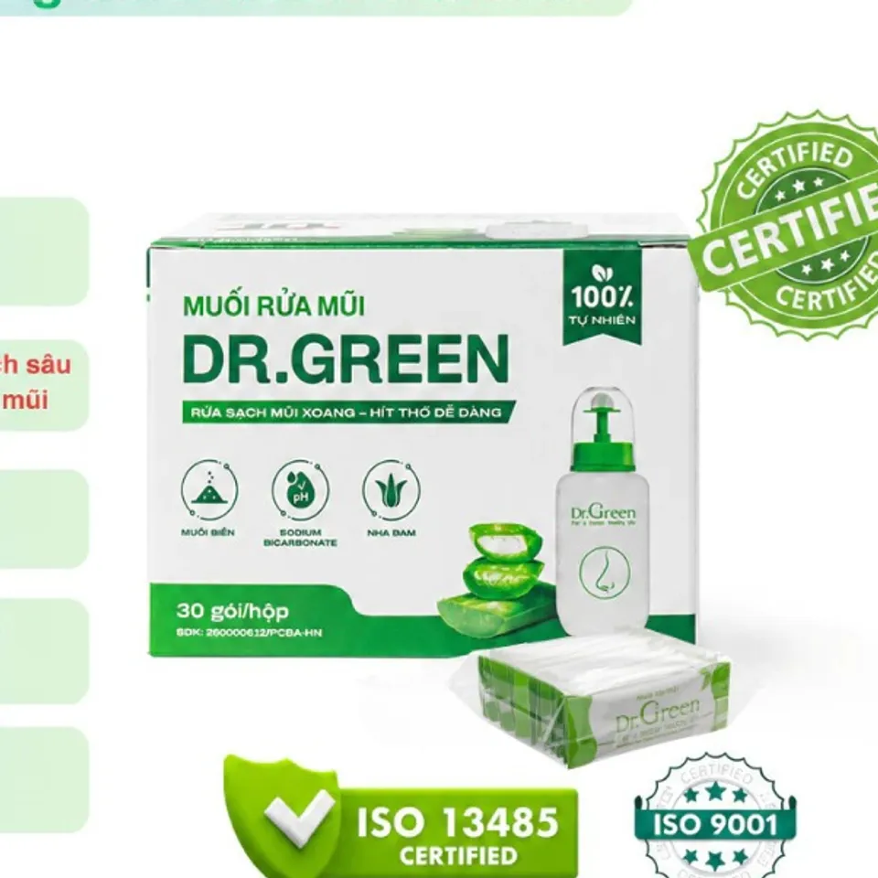Combo Muối Biển Nha Đam Dr.Green 240ml Cho Bé và Người Lớn [Hàng Chính ...