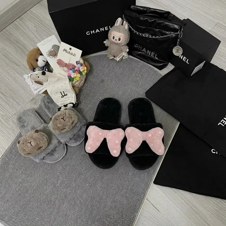 DÉP LÔNG CAPYBARA PARA TRÒN SIÊU CUTE – DÉP ĐI TRONG NHÀ ÊM CHÂN