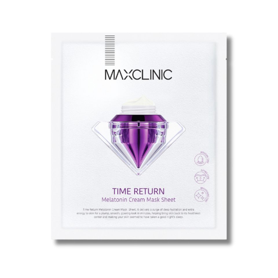 Mặt Nạ Dưỡng Da Maxclinic Time Return Cream Mask - Hàn Quốc, Cấp Ẩm Sâu, Tái Tạo Da, Niacinamide, Ceramide, Hộp 4 Miếng 28g
