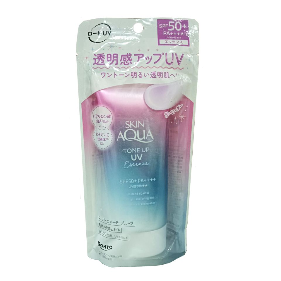 Kem Chống Nắng Skin Aqua Tone Up UV Essence SPF 50+ PA++++ - Bảo Vệ Da Nắng, Nâng Tone Da Mịn Màng, Hàng Nhật Chính Hãng