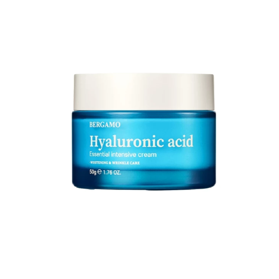 (Hàng nhập khẩu) Kem dưỡng ẩm phục hồi da Bergamo Hyaluronic Acid Essential Intensive
