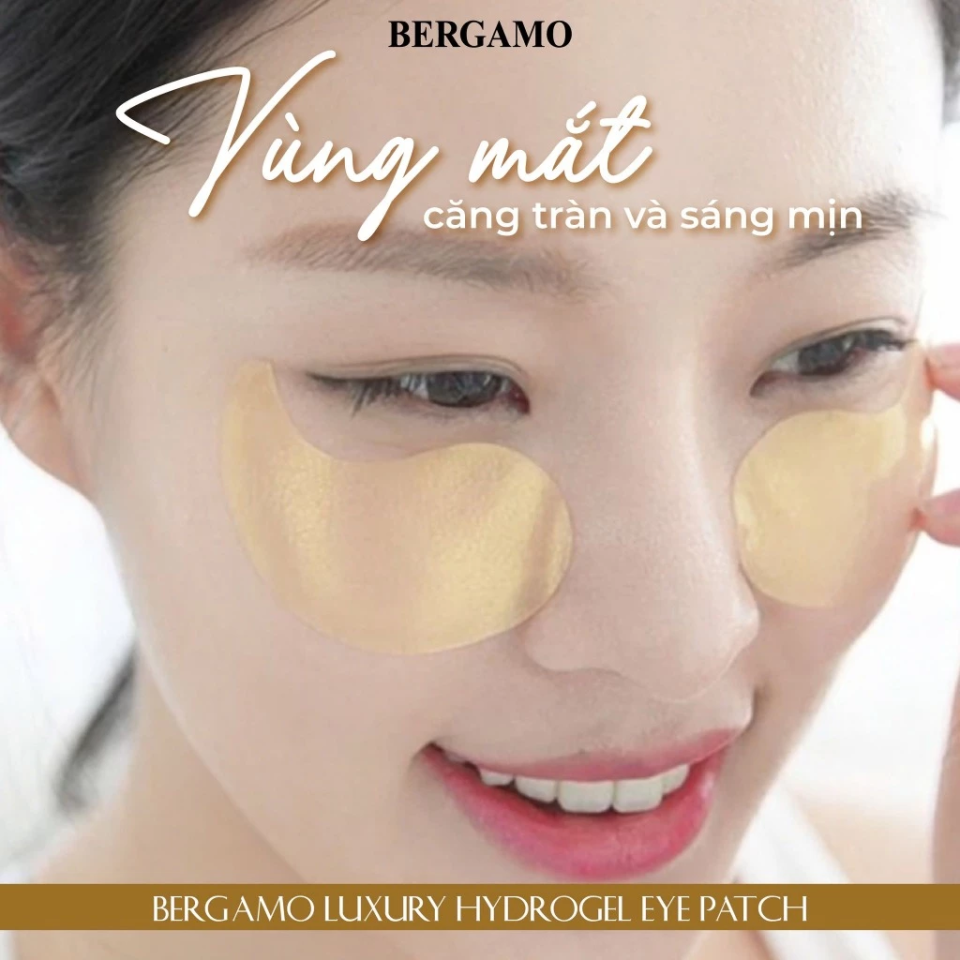 (Hàng nhập khẩu) Mặt nạ mắt Bergamo Luxury Gold Hydrogel Eye Patch