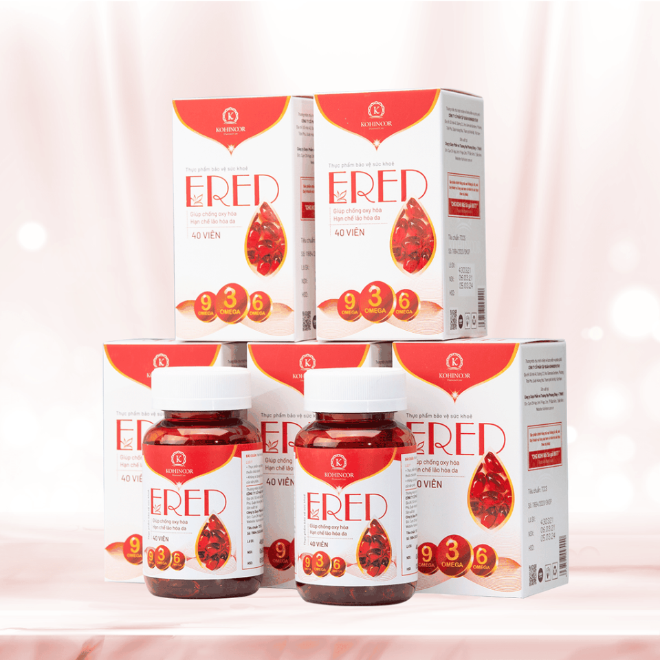 (Hàng nhập khẩu) Viên uống bổ sung vitamin E Ered