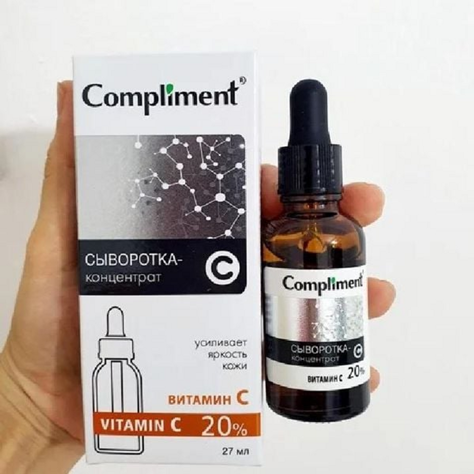 Serum Compliment 20% Vitamin C Hỗ Trợ Dưỡng Sáng Da
