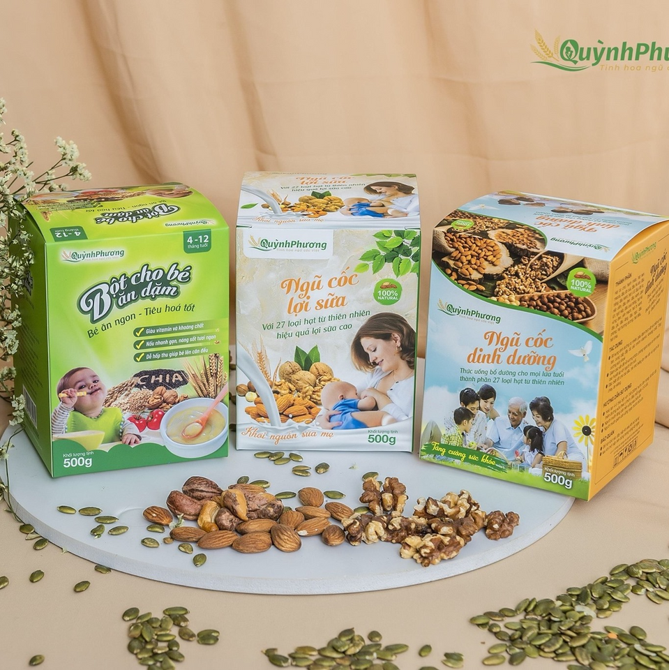 Bột Ngũ Cốc Lợi Sữa Quỳnh Phương
