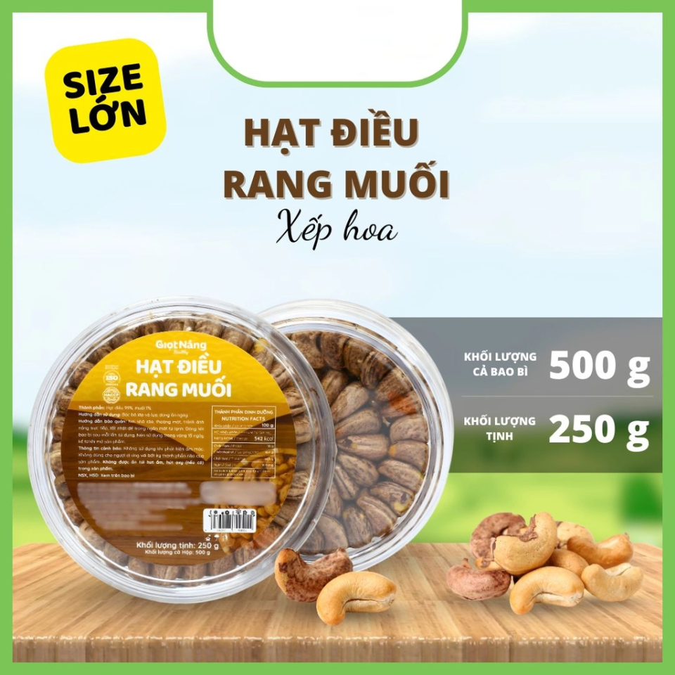 Hạt điều rang muối Giọt Nắng
